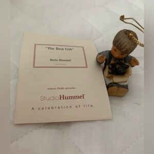 Darling Berta Hummel ornament “The Best Gift”